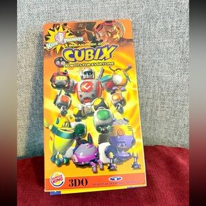 Vintage 2001 Burger King Cubix Robots Everyone Sneak Peek VHS - Kids' WB Promo